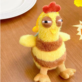 Egg-laying chicken creative plush toy hanger