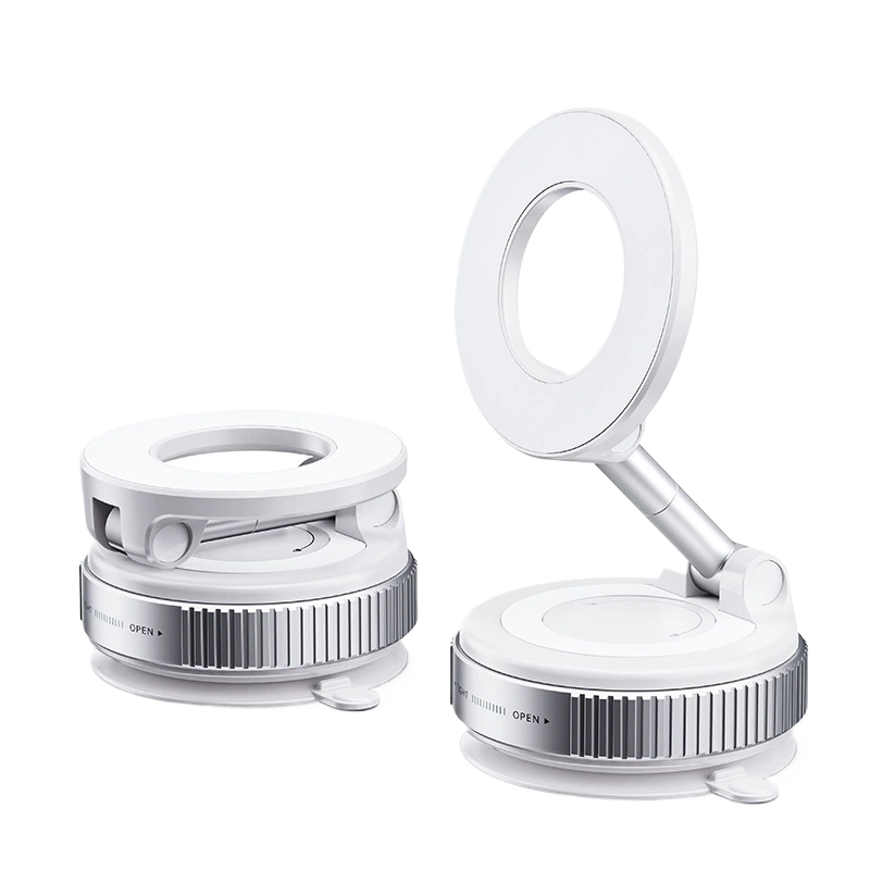 2025 New Vacuum Suction Magnetic Car Phone Holder Navigation & Desktop Mount