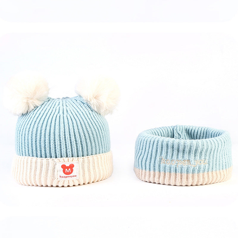 Autumn and winter baby hat