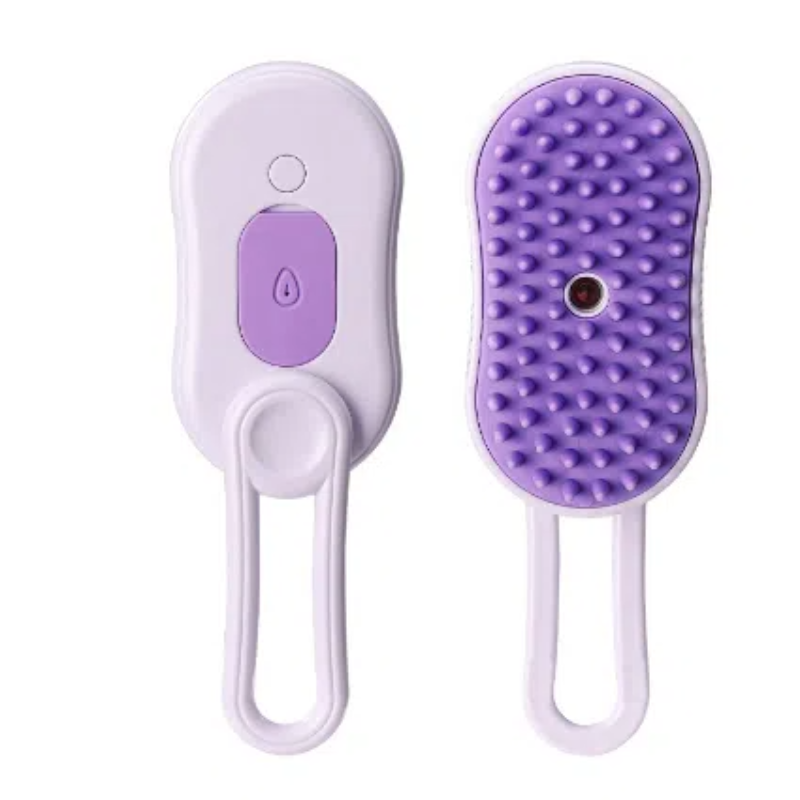 3-in-1 Electric Steam Spray Pet Grooming Brush