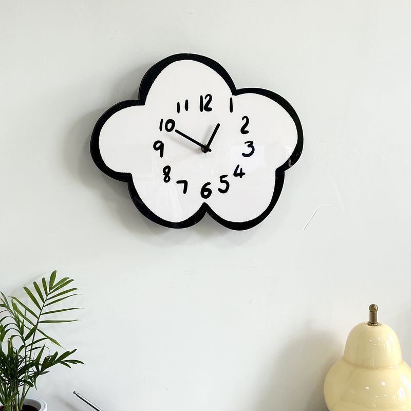 Cartoon Silent Sheep Swing Clock Home Living Room Kidsren's Room Wall Clock Home Decoration Modern Simple Clock Decoration