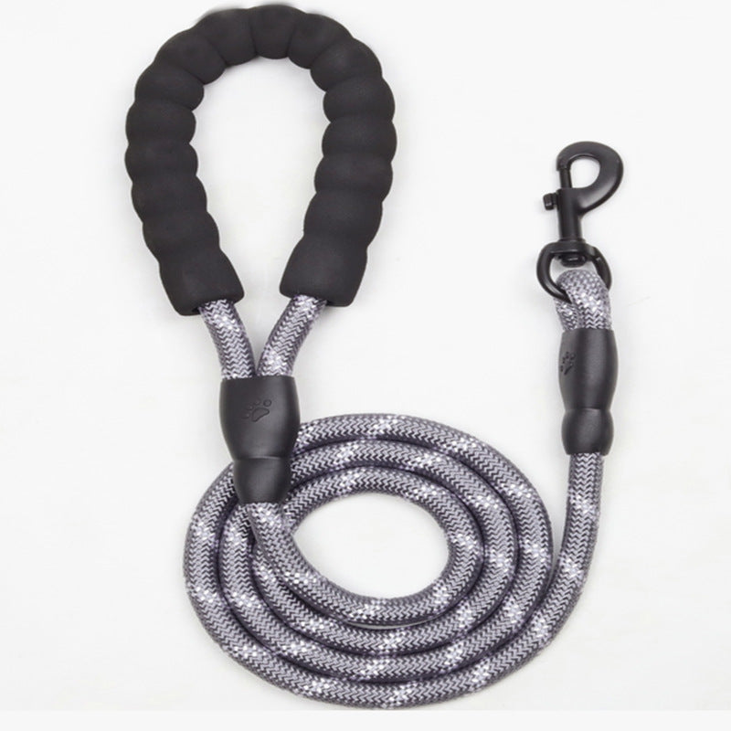 Dog Rope Pet Products Traction Rope Reflective Nylon Round Rope Dog Walking Rope Dog Traction Dog Chain