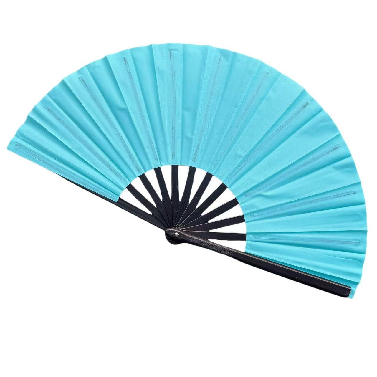 Colorful Pattern Kung Fu Fan