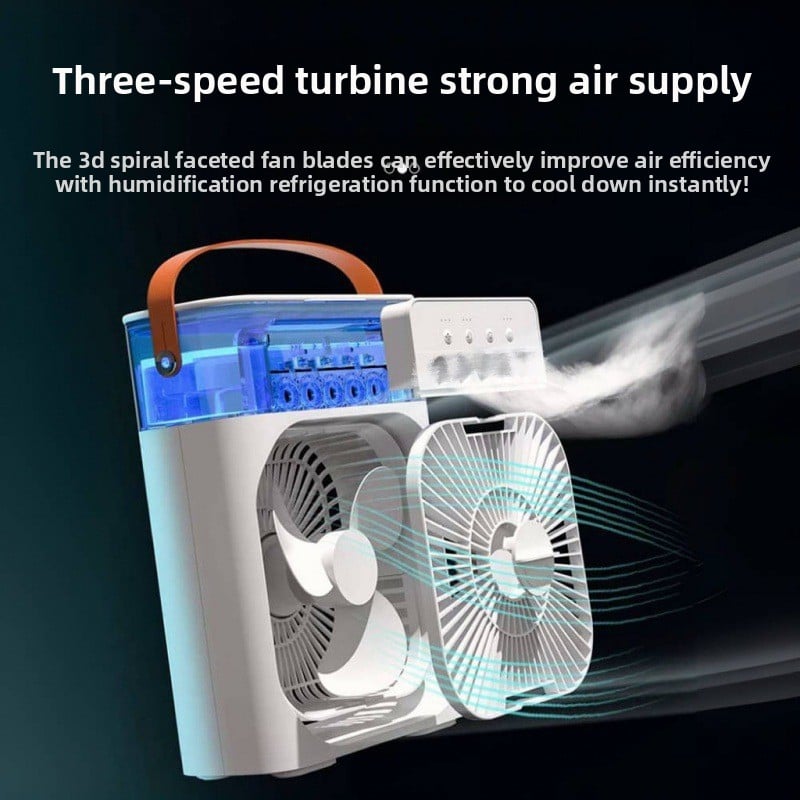 5-hole spray humidifying fan