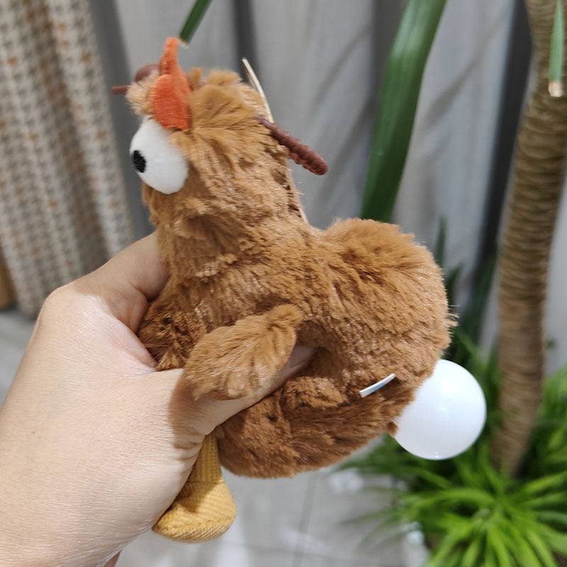 Egg-laying chicken creative plush toy hanger