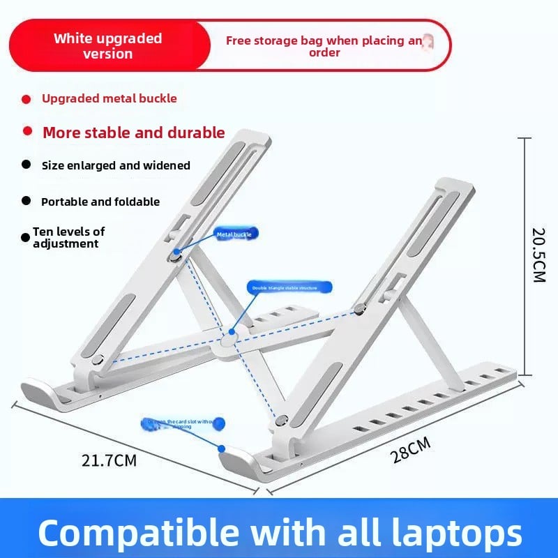 Aluminum alloy laptop computer stand