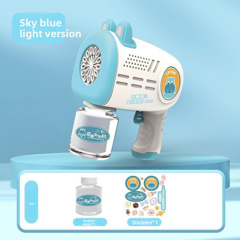Handheld fully automatic children's bubble machine