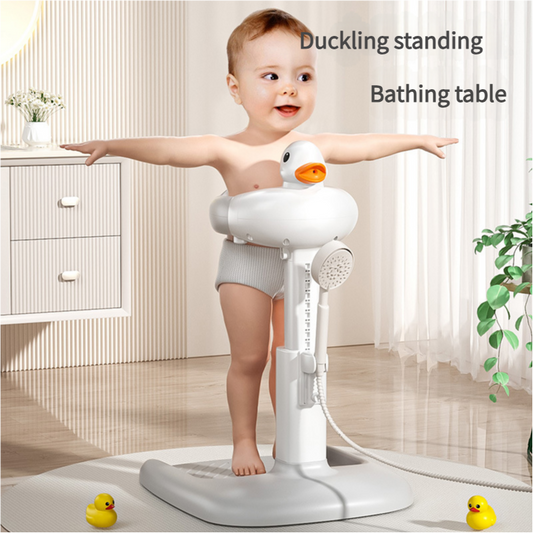 Baby Standing Bathing Tool Infant Toddler Bath Tub Bath Platform Newborn Bottom Washing Device