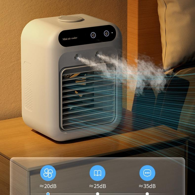 Portable Air Conditioner Water Cooling Fan for Room Office Cars