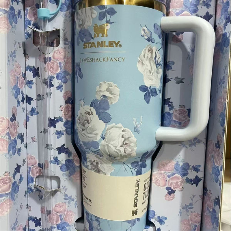 Thermal straw water bottle