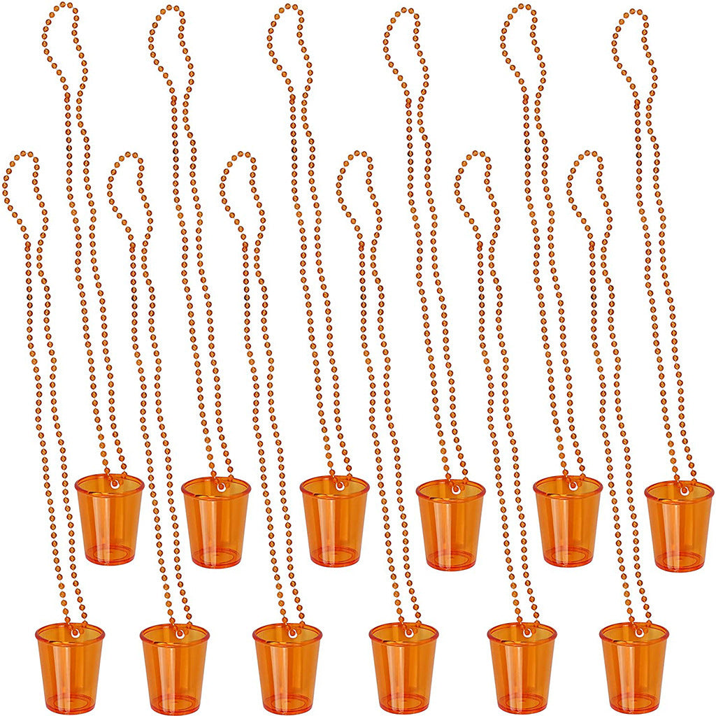 six-color plastic transparent bead chain