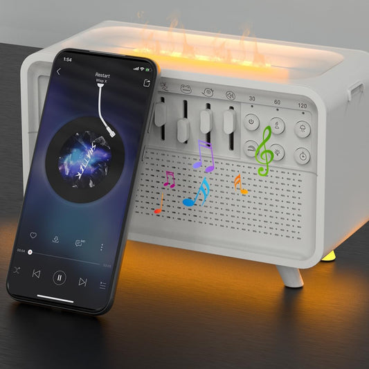 Humidifier, night light, sleep aid, white noise machine
