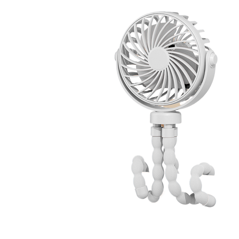 Multi-function Clip Fan Dormitory Portable Wall-hanging Circulating Small Fan USB Lighting Desktop Fan