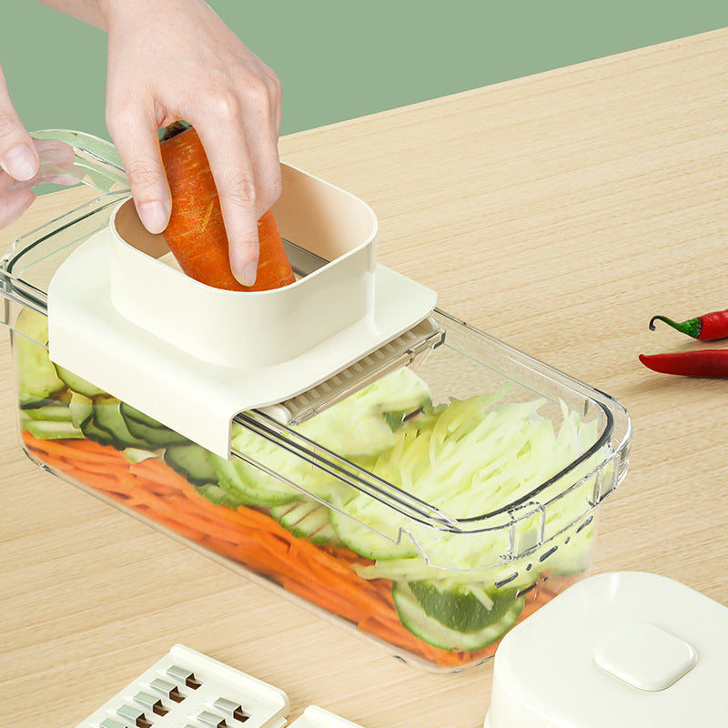 Multi-functional vegetable cutting artifact potato shreds grater