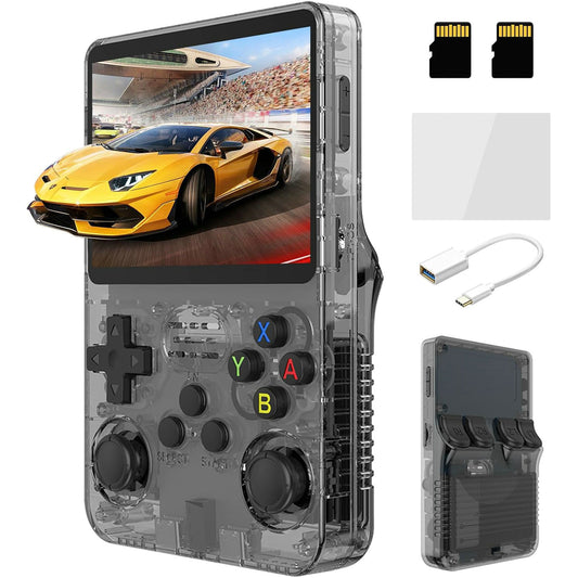 r36s handheld game console handheld portable game console retro arcade open source game console