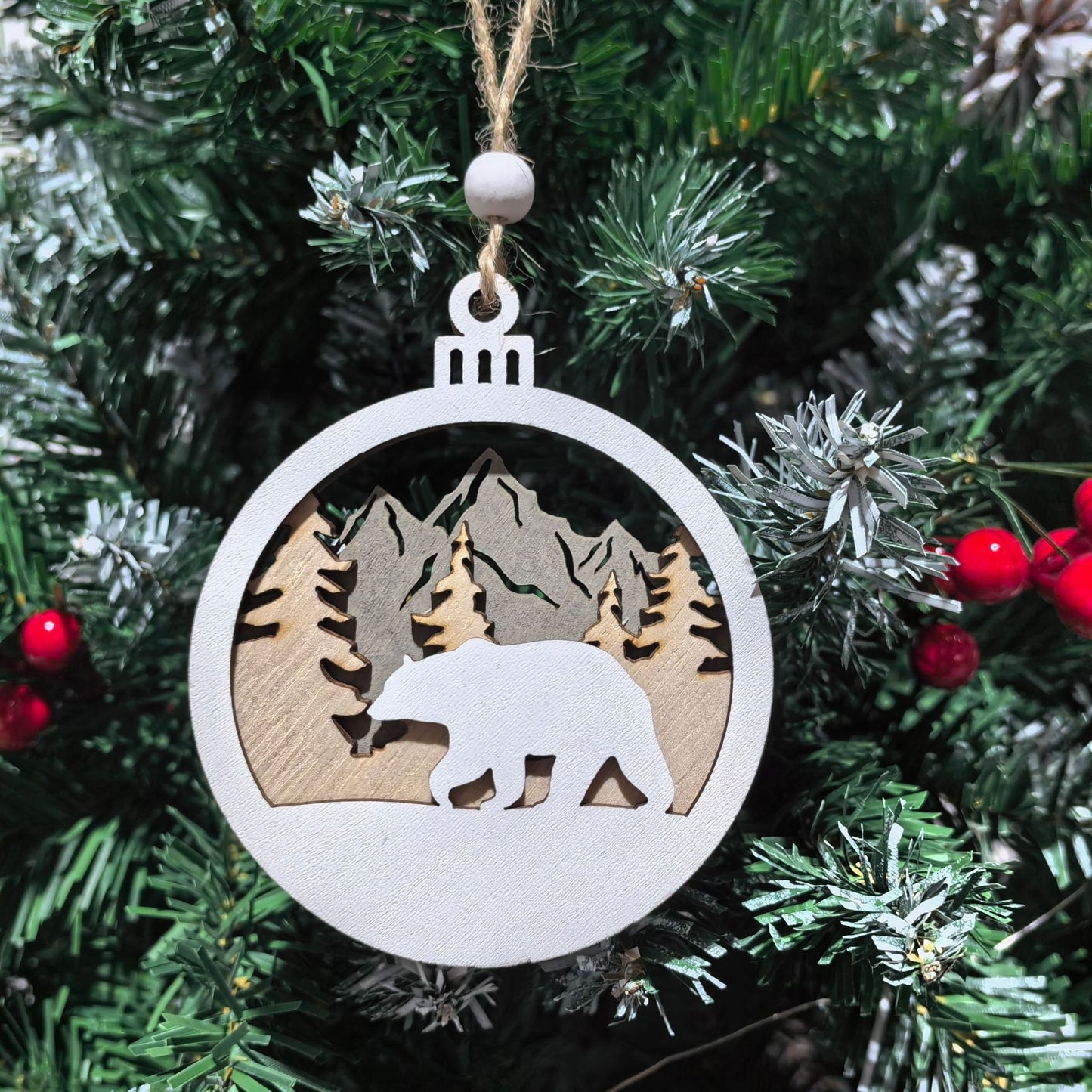 Wooden Christmas ornaments