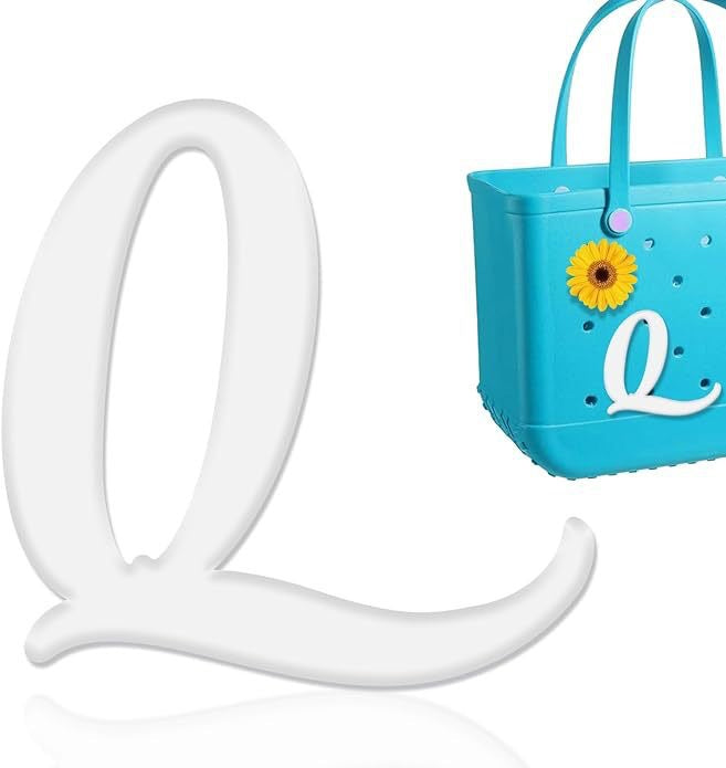 26-piece beach bag with letter accessories