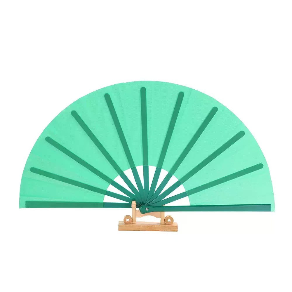 Colorful Pattern Kung Fu Fan