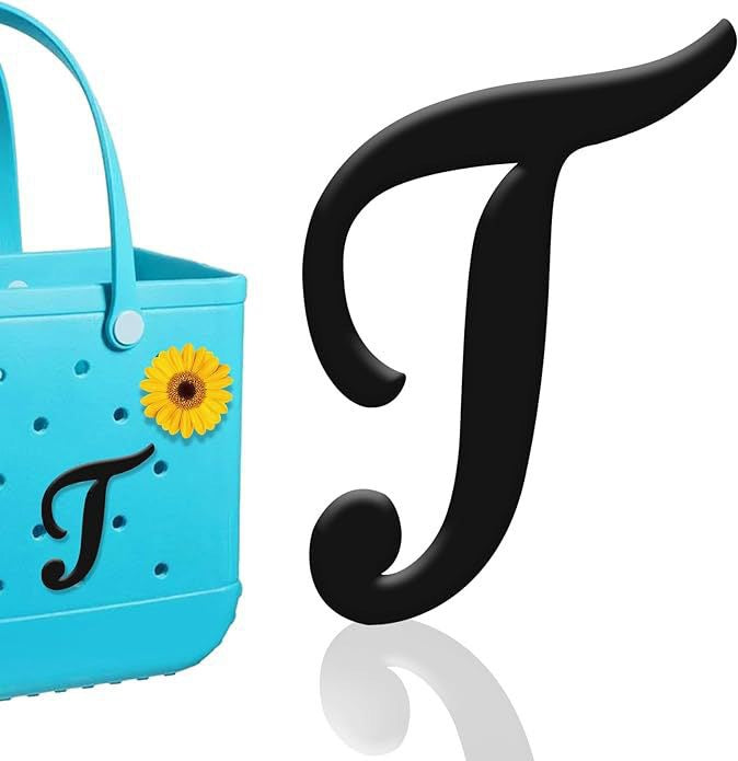 26-piece beach bag with letter accessories