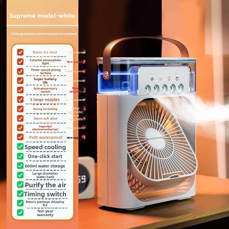 3-Speed Adjustable Fan for Summer Cooling