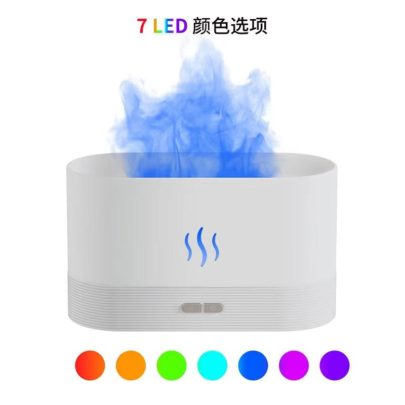 USB flame Atmosphere Lamp Humidification Aromatherapy
