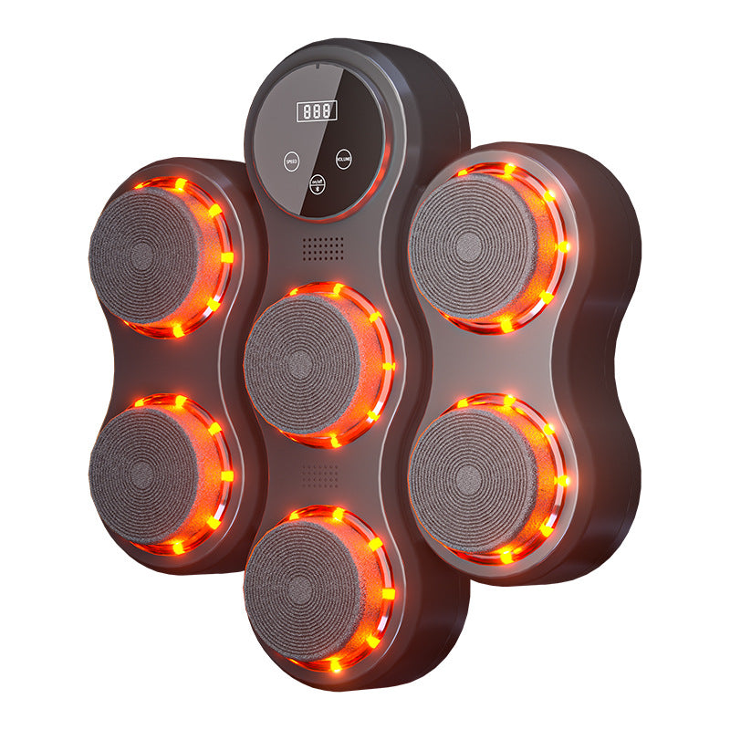 Intelligent Music Boxing Machine - Adjustable Electronic Wall Target for Adult & Kids Fitness Boxing Reaction Training