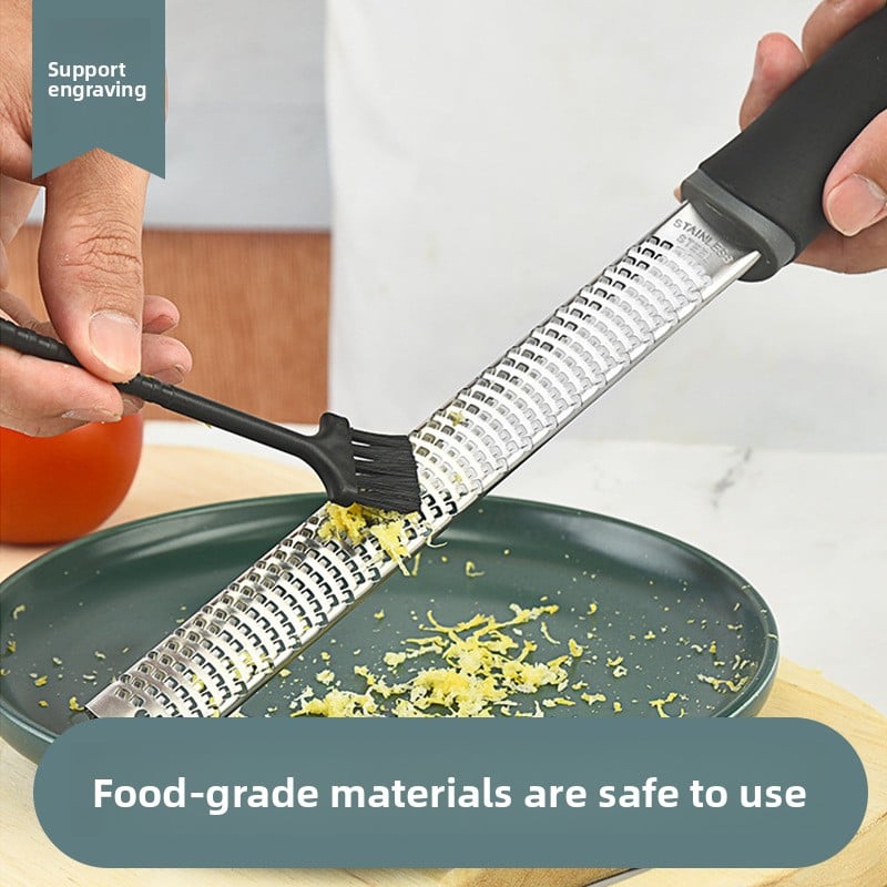 Stainless Steel Cheese & Lemon Zester with Potato & Veg Shredding Function
