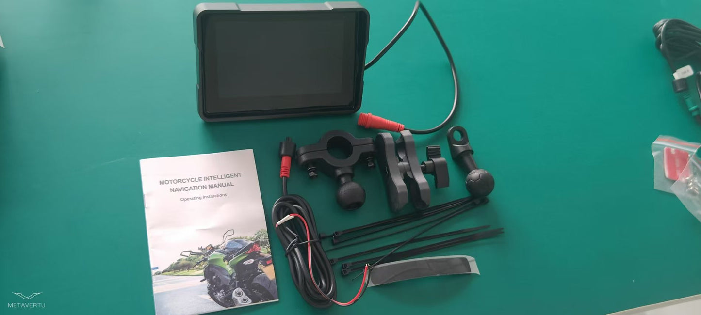 Motorcycle wireless navigation device