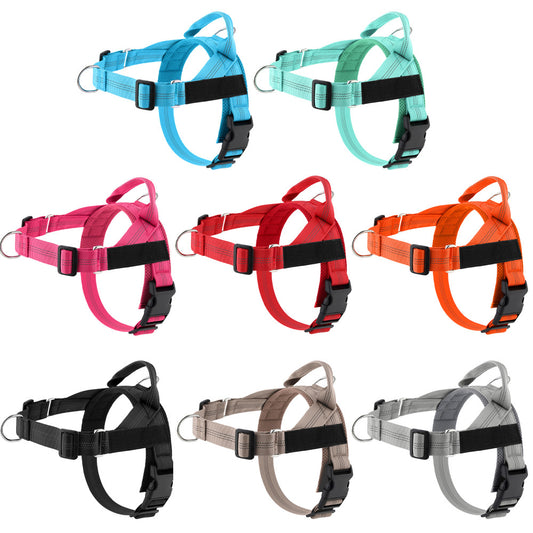 Easy-Fit Lightweight No-Pull Harness Vest for  Dogs ? Anti-Burst Reflective Pet Harness for Border Collies and Active Breeds