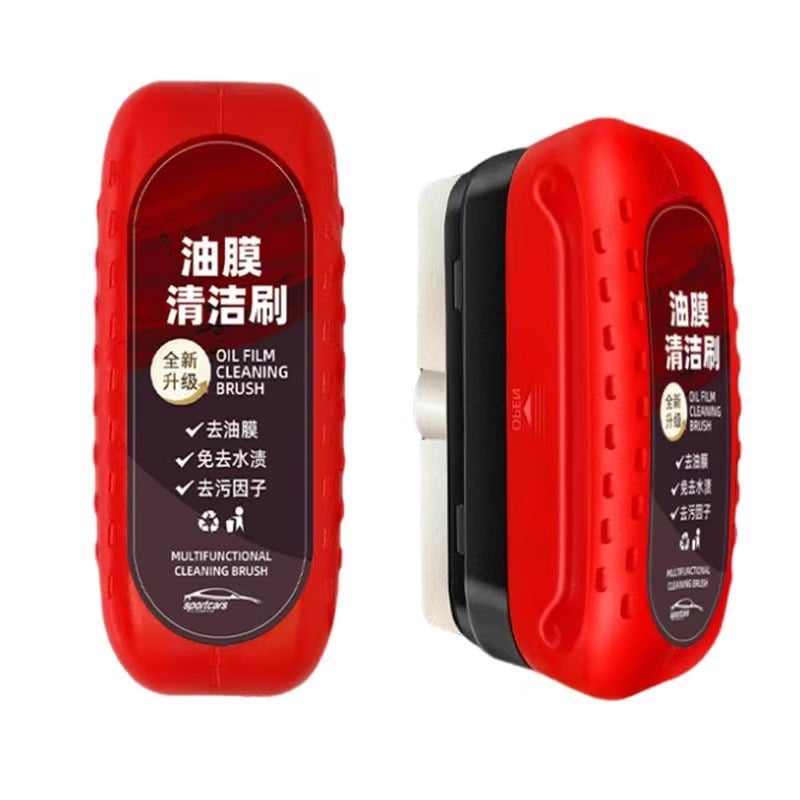 Automobile special glass oil film removal strong dirt removal cleaning front side window rearview mirror coating agent cleaning brush