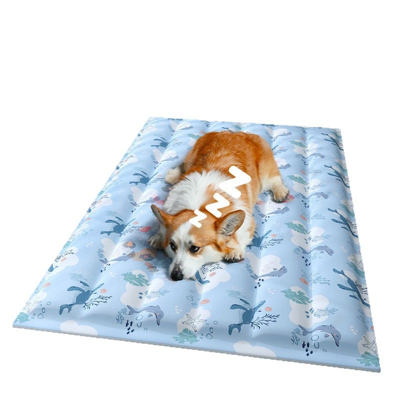 Pet Ice Mat Cats Summer Cool Nest Summer Prevention Ice Bed Dog Kennel Sleeping Nest Mat Summer Cooling Sleeping Mat