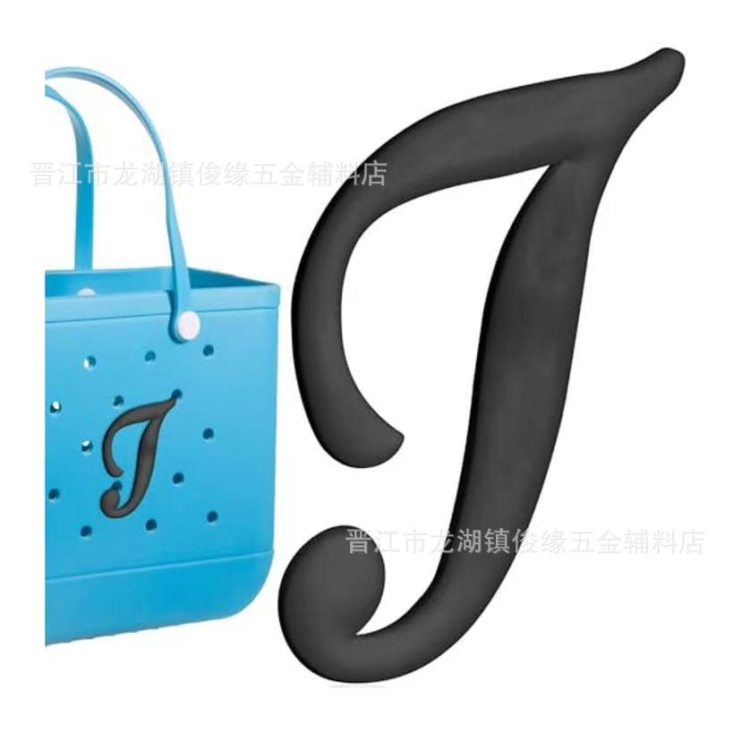 26-piece beach bag with letter accessories