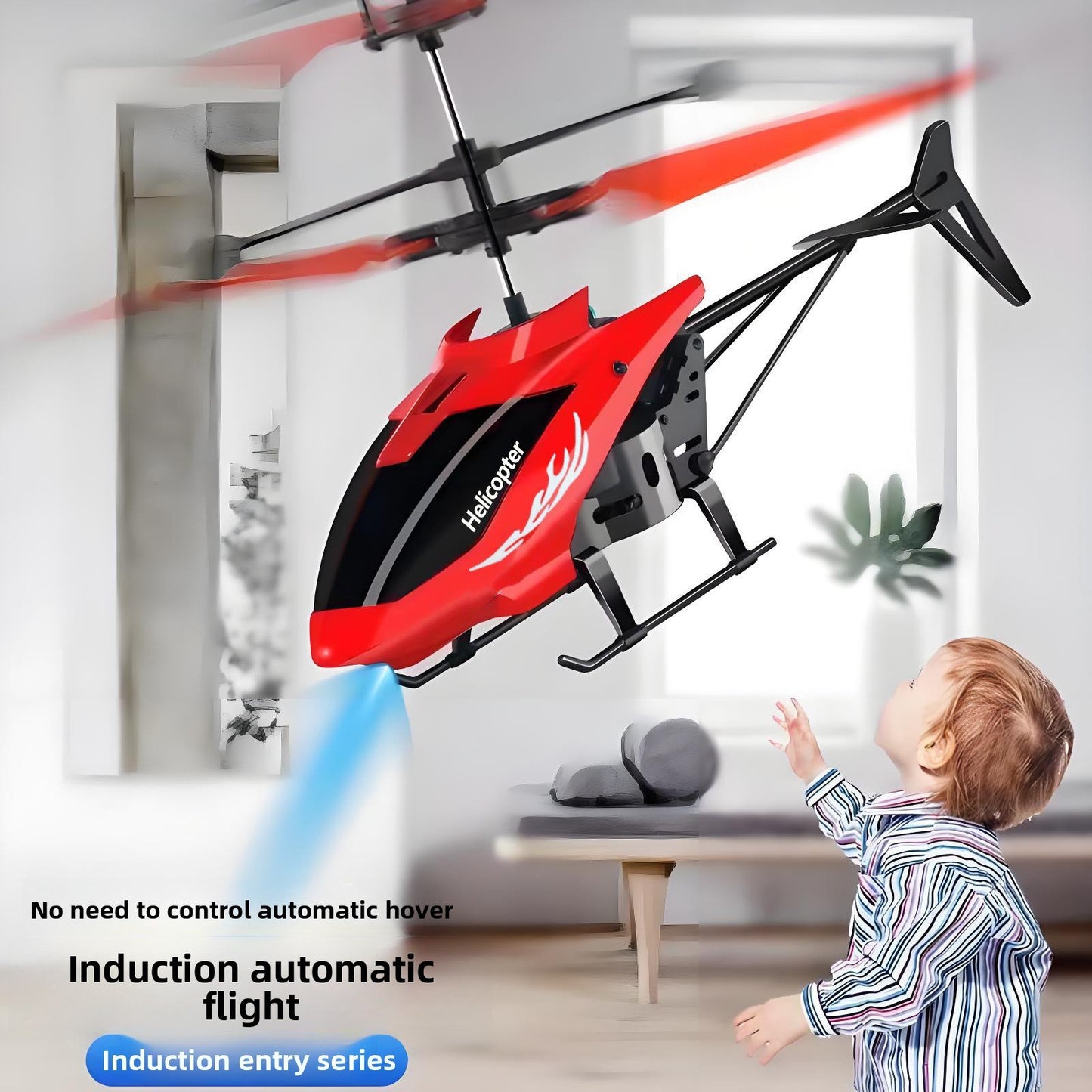 Remote controlled airplane helicopter rechargeable children's toy