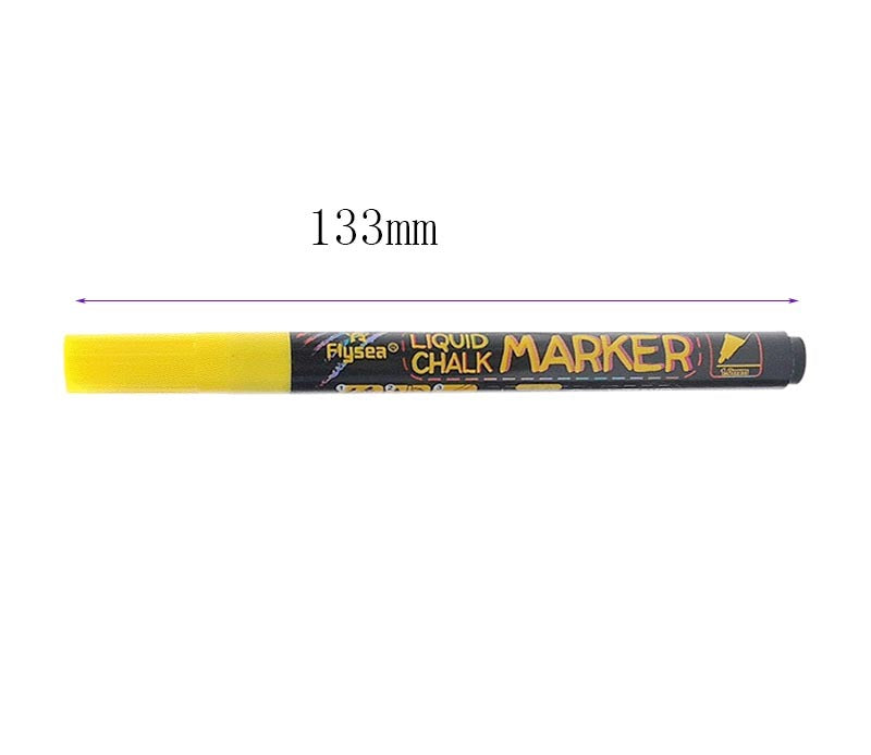 Cross-border spot erasable whiteboard pen water-based dust-free logo-free white black liquid chalk