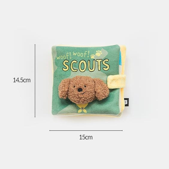 Dog Treat Puzzle Book Toy