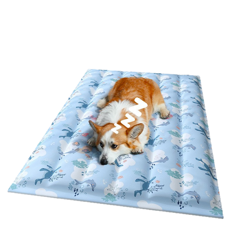 Pet Ice Mat Cats Summer Cool Nest Summer Prevention Ice Bed Dog Kennel Sleeping Nest Mat Summer Cooling Sleeping Mat