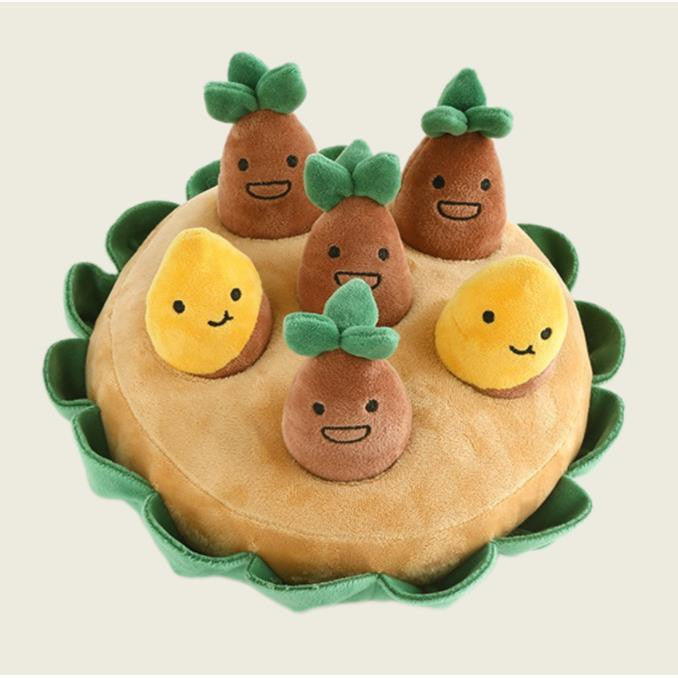 Sweet potato and yam pet toys