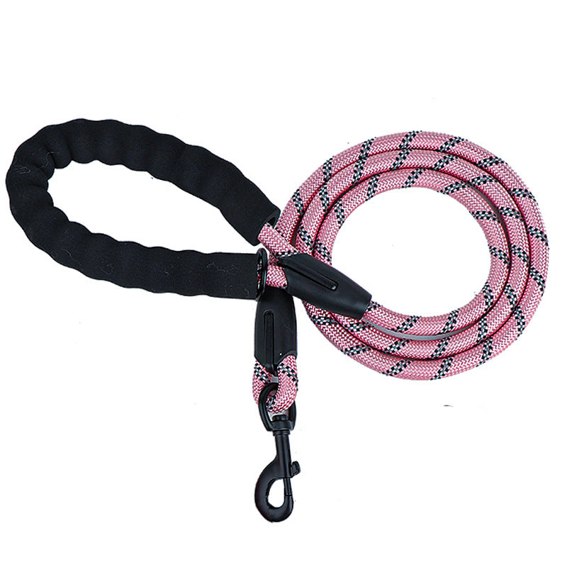 Dog Rope Pet Products Traction Rope Reflective Nylon Round Rope Dog Walking Rope Dog Traction Dog Chain
