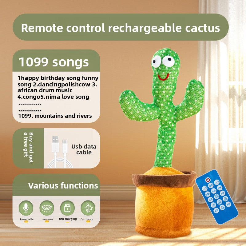 Talking Dancing Cactus Toy for Babies (0?1 Years)