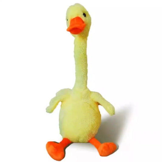 Shake the same little yellow duck dancing singing recording plush to appease the baby children gift net red duck learn to speak