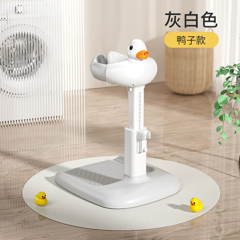 Baby Standing Bathing Tool Infant Toddler Bath Tub Bath Platform Newborn Bottom Washing Device