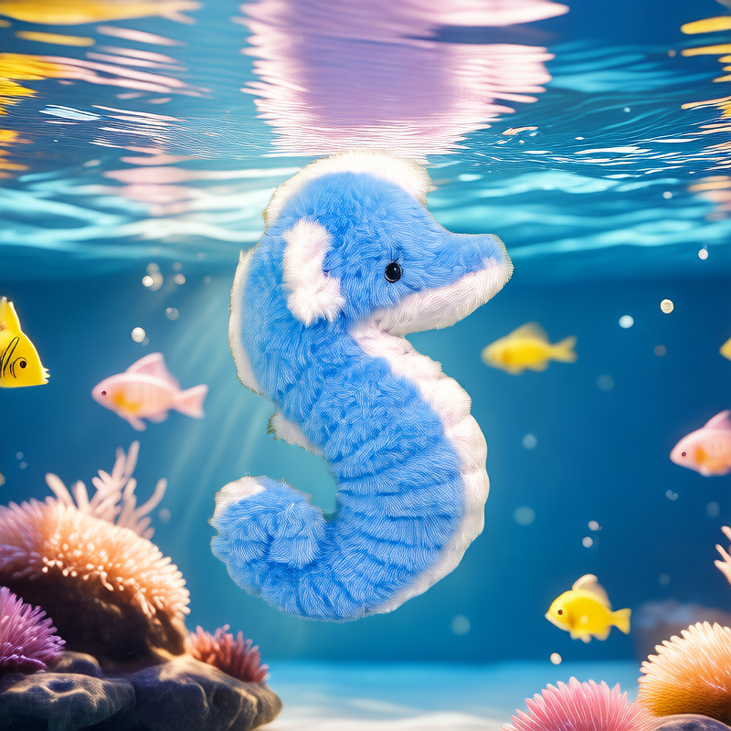 Sea Jellyfish Pendant Plush Doll Toy Cartoon Doll Keychain School Bag Hanging Ornaments