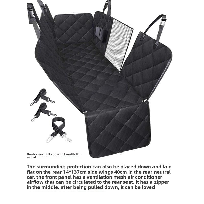 Pet car seat pad is waterproof and dirt-resistant.