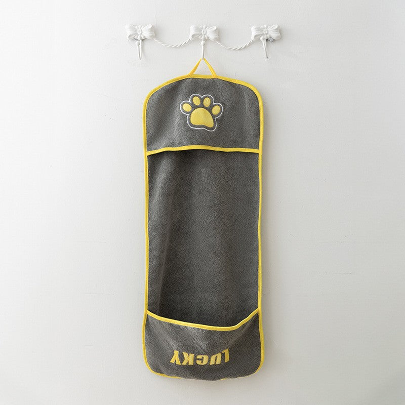 Super absorbent and quick-drying bath towel for pets