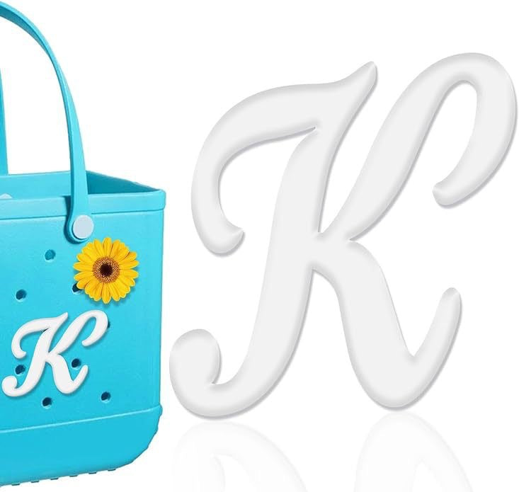 26-piece beach bag with letter accessories