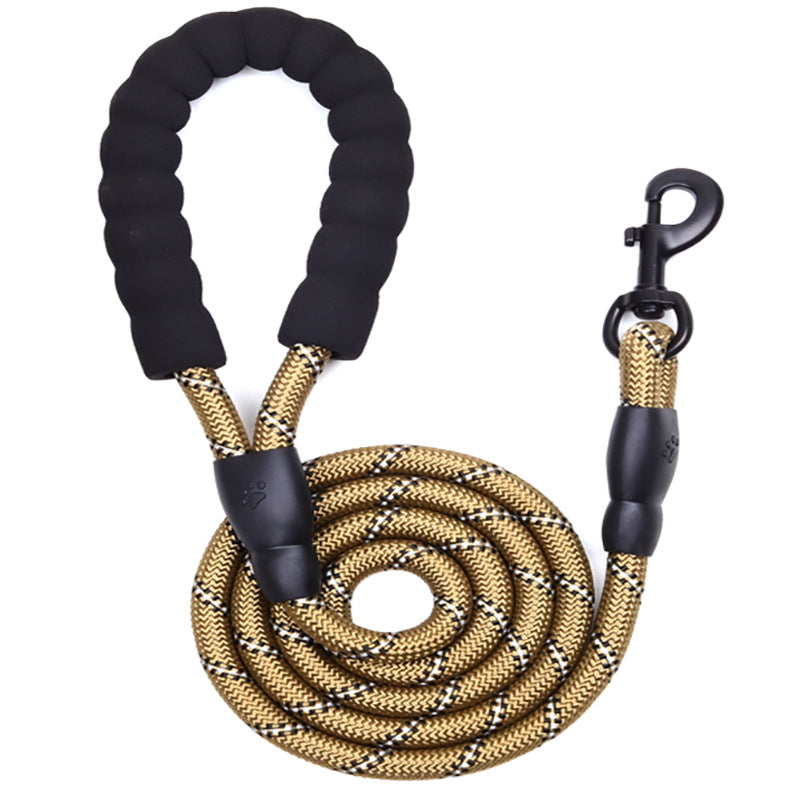 Dog Rope Pet Products Traction Rope Reflective Nylon Round Rope Dog Walking Rope Dog Traction Dog Chain