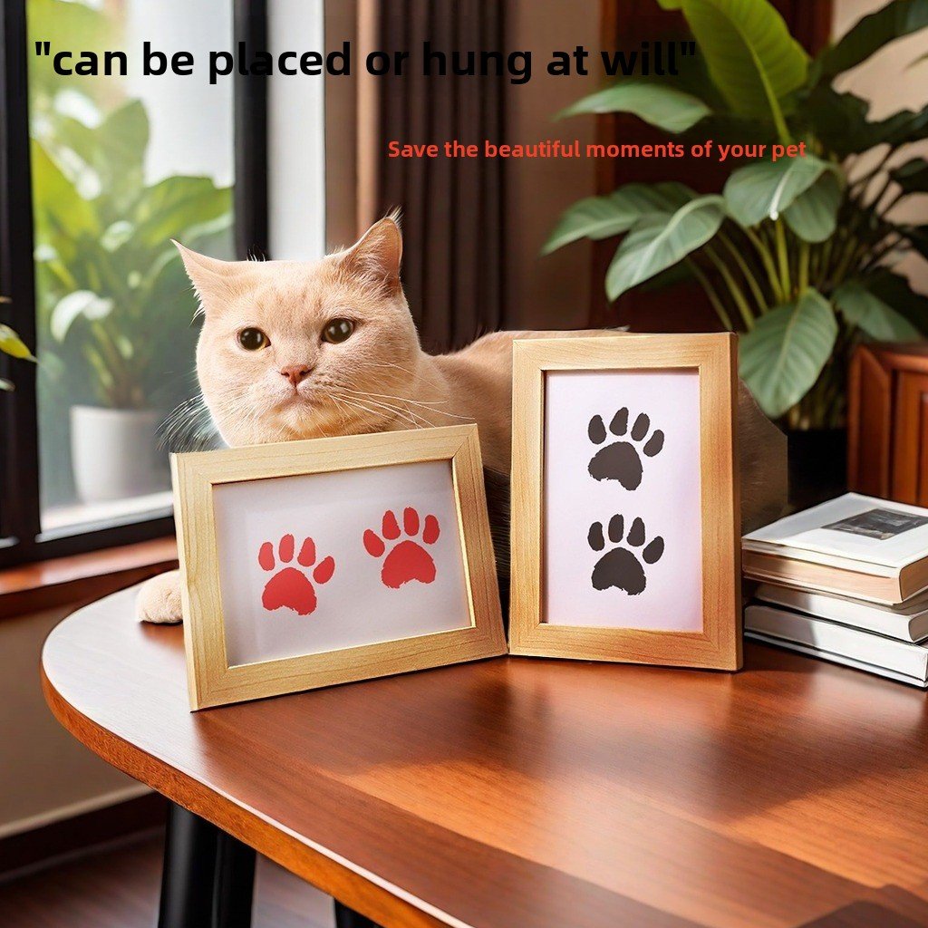 Pet Paw Print Ink Frame