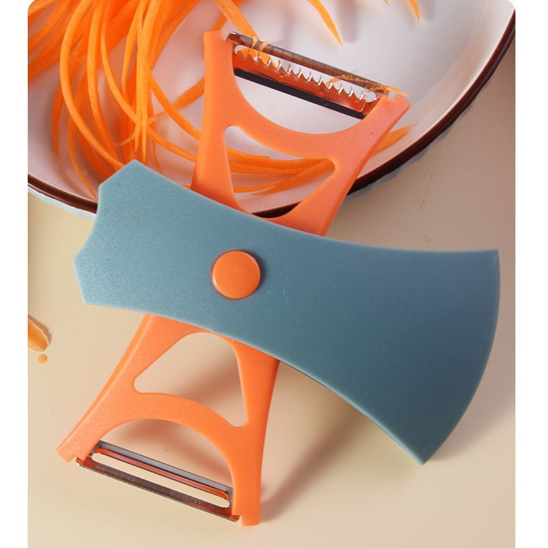 Household Kitchen Gadgets Multifunctional Stainless Steel Plastic Peeler