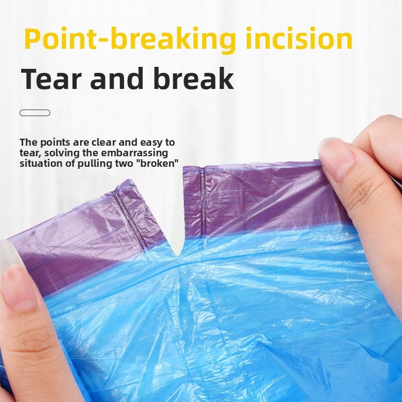 Drawstring garbage bags, large plastic bags for household kitchen, living room and office