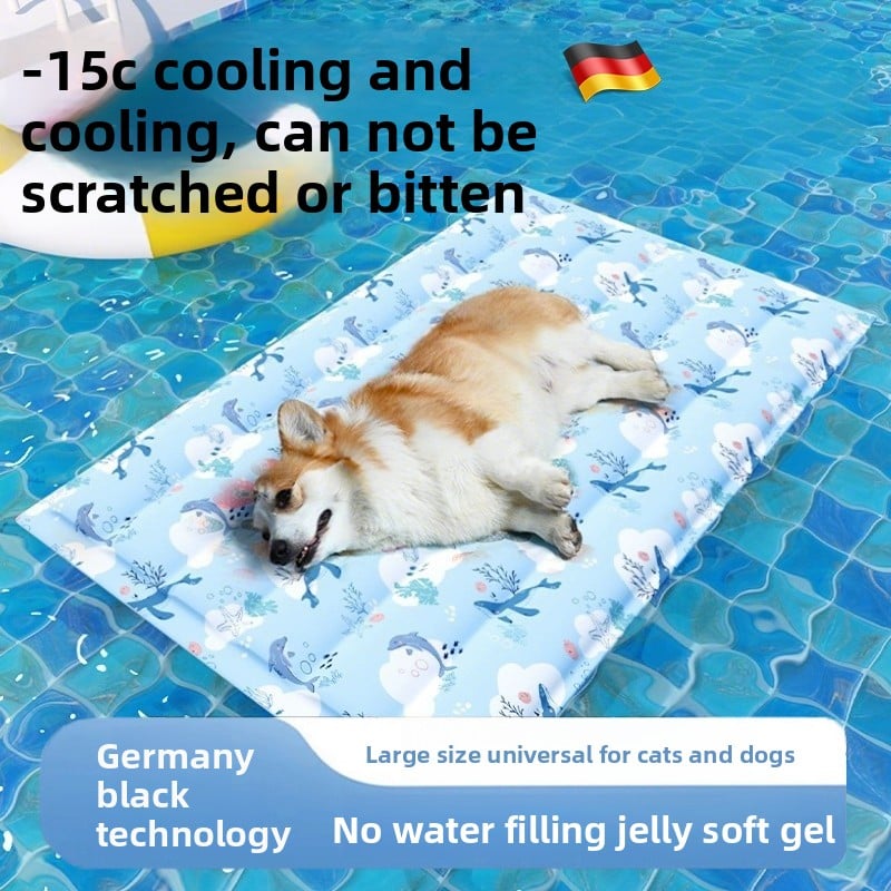 Pet ice pad dog cat cooler mat summer ice bed sleeping floor mat cooling supplies ice nest